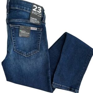 LARA Men's Dark Blue Skinny Jeans